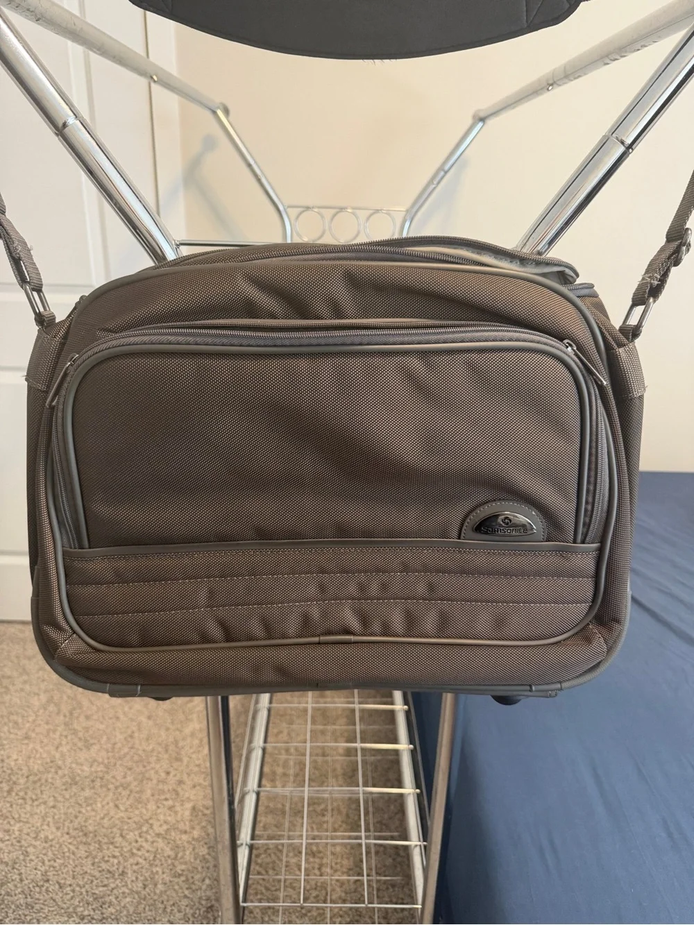 Men's Brown Travel Shoulder Bag - Unbranded